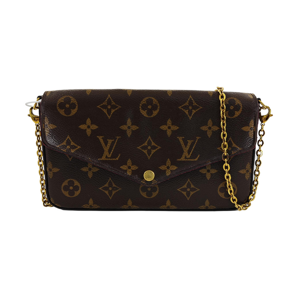 FÉLICIE Monogram Coated Canvas Brown