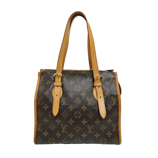 POPINCOURT Monogram Coated Canvas Brown