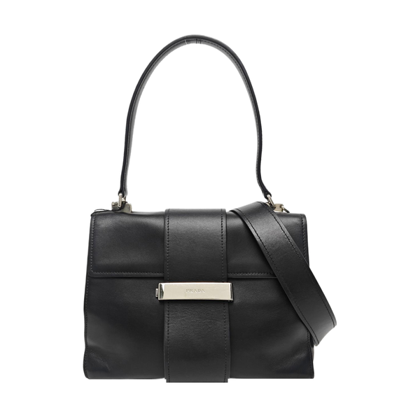 Calfskin Shoulder Bag Black