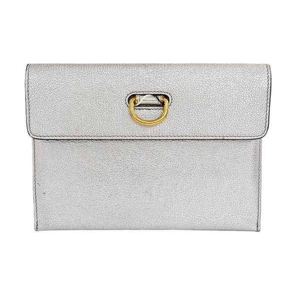 D-Ring Calfskin Silver