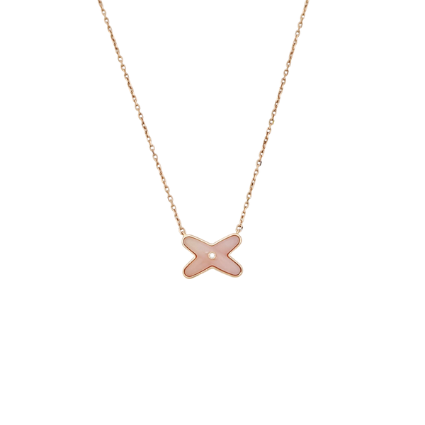 Jeux De Liens 18k Rose Gold Necklace