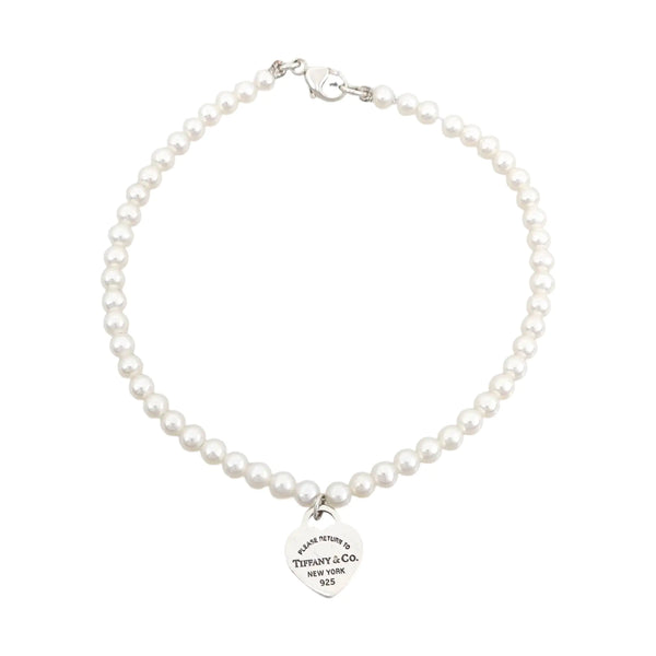 Return To Tiffany 925 Sterling Silver White Bracelet