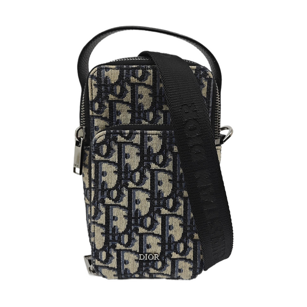 Fabric Shoulder Bag Super Mini Black