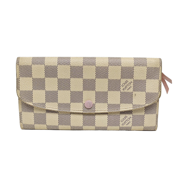 EMILIE Damier Azur Coated Canvas White