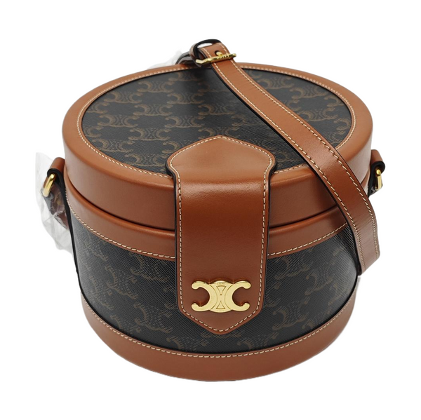 TRIOMPHE Medium Coated Canvas Brown