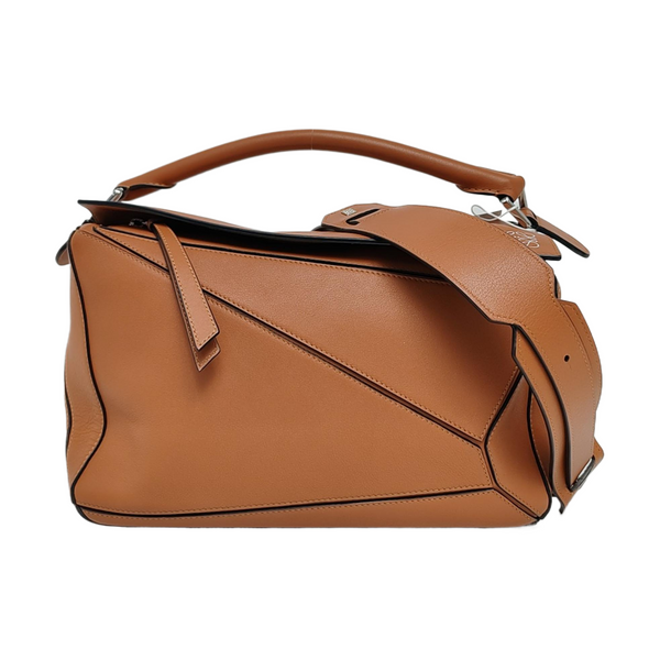 Puzzle Medium Calfskin Brown