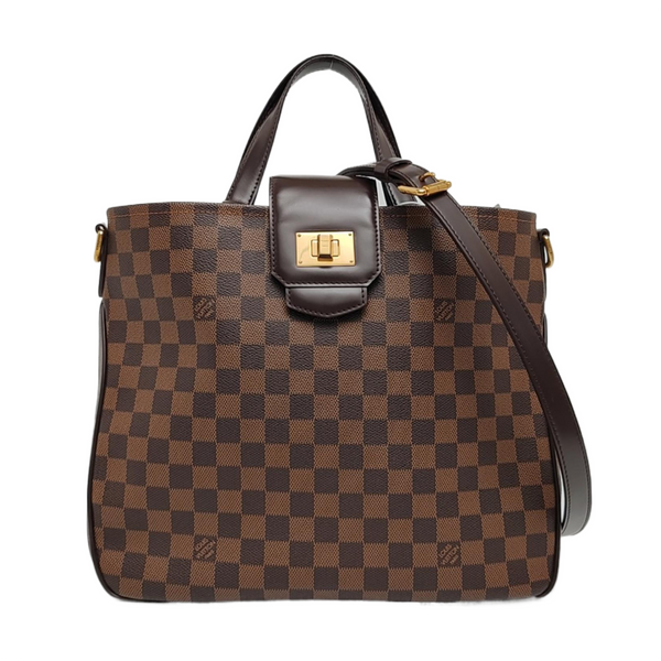 ROSEBERY Damier Ebene Coated Canvas Brown