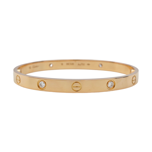 LOVE 18k Rose Gold Bangle