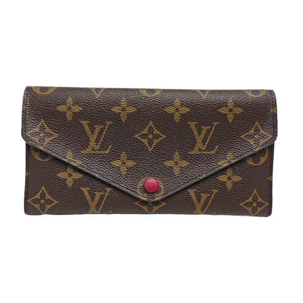 JOSÉPHINE Monogram Coated Canvas Brown Wallet