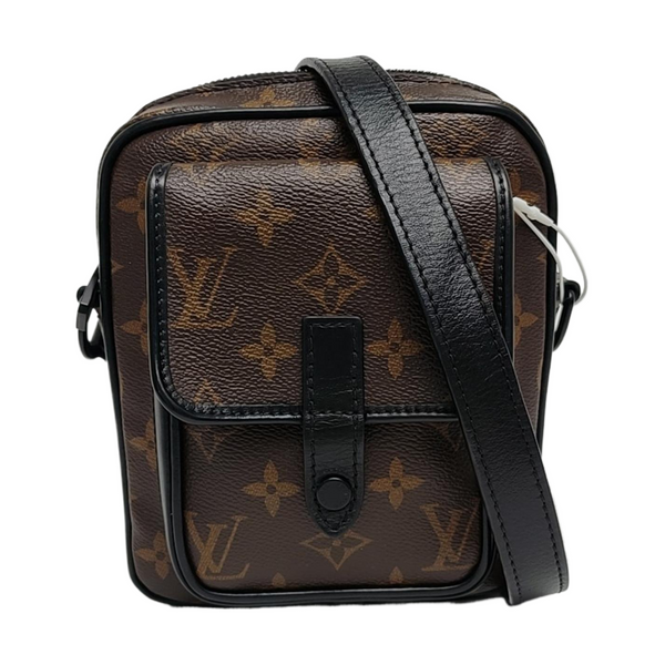 CHRISTOPHER Monogram Coated Canvas Brown