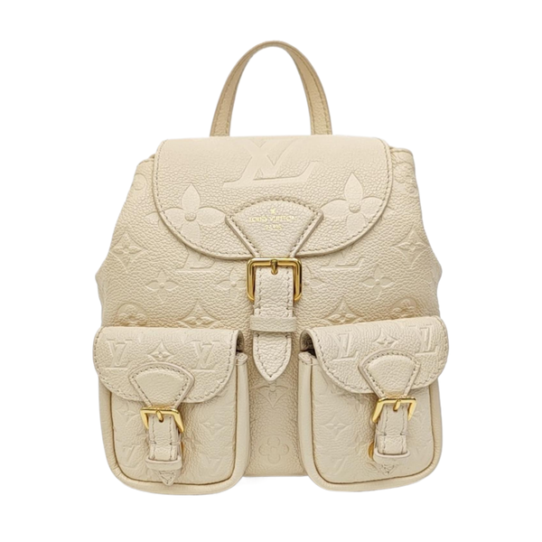 BACKUP Monogram Calfskin White