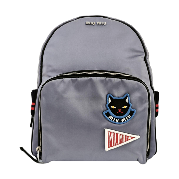 Nylon Backpack Blue