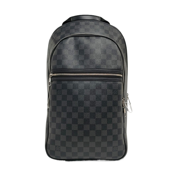 Damier Graphite Coated Canvas Backpack Black