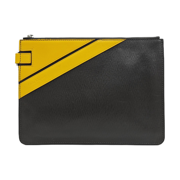 Calfskin Clutch Gray