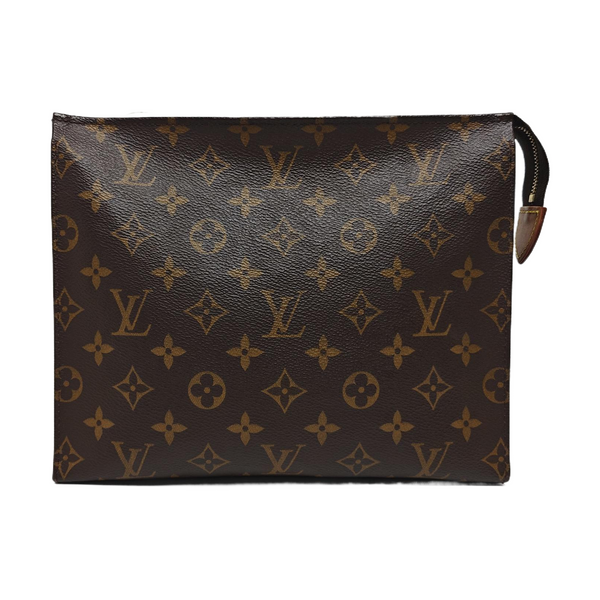 TOILET POCKET 26 Monogram Coated Canvas Brown
