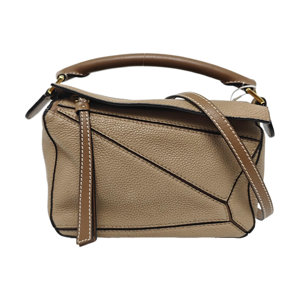 Puzzle Mini Calfskin Gray