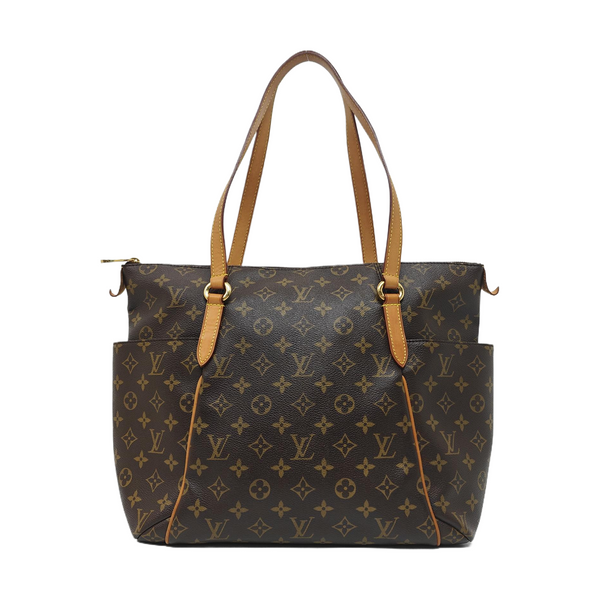 TOTALLY Monogram Coated Canvas Brown