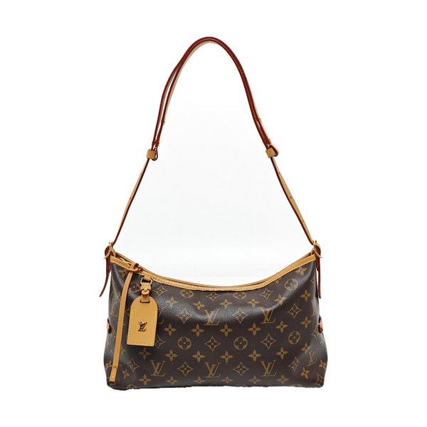 CARRYALL MM Monogram Coated Canvas Brown