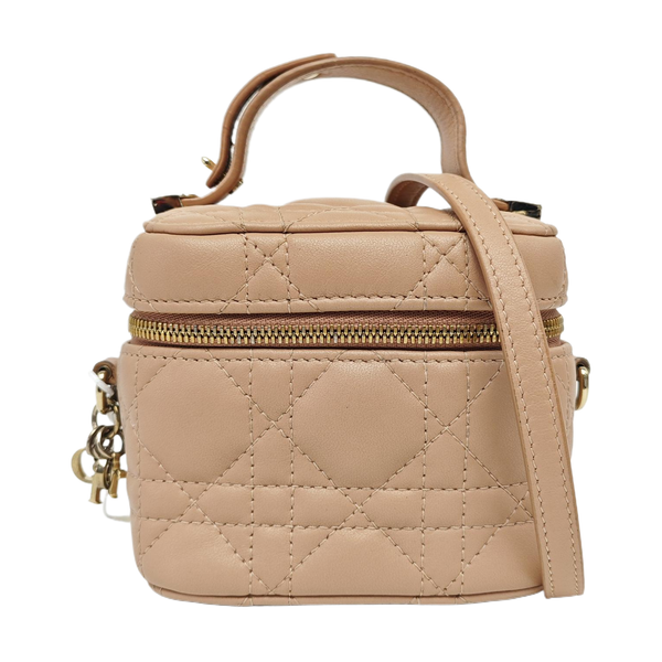 Lady Dior Super Mini Cannage Lambskin Pink