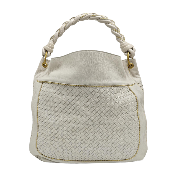 Lambskin Shoulder Bag White