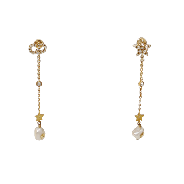 La Petite Tribale Metal Gold Stud Earrings