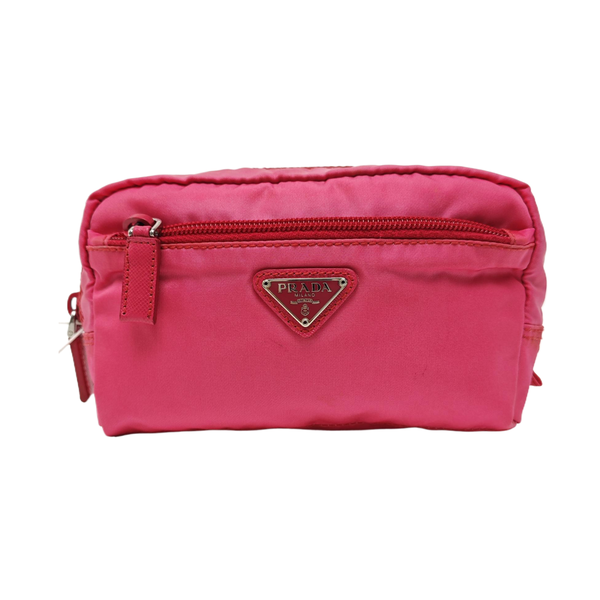 Fabric Clutch Red