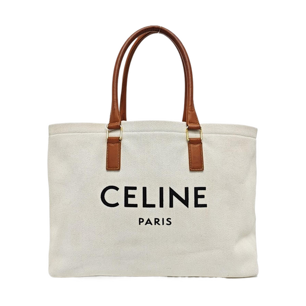 CABAS CELINE Large Canvas White