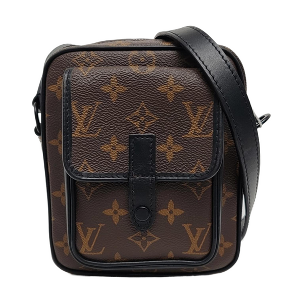 CHRISTOPHER Monogram Coated Canvas Brown