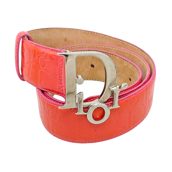 Leather Belt Orange