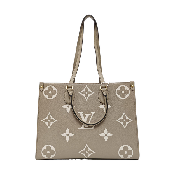 ONTHEGO MM Monogram Calfskin Gray