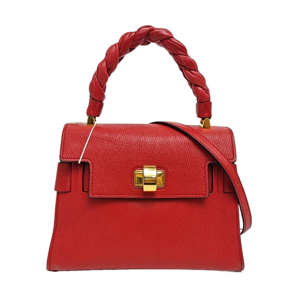 Calfskin Shoulder Bag Red