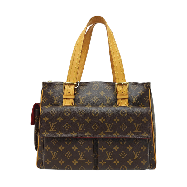 MULTIPLE Monogram Coated Canvas Brown