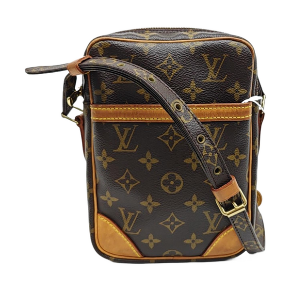 DANUBE Monogram Coated Canvas Brown