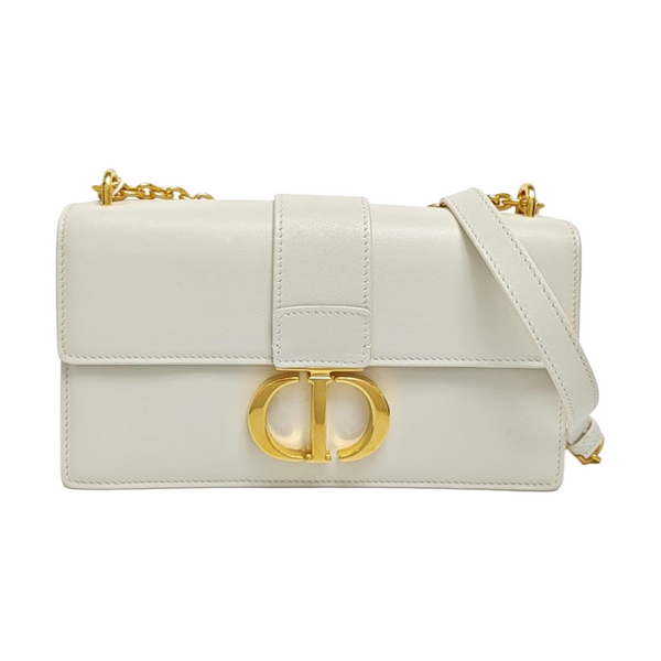 30 Montaigne East-West Calfskin White