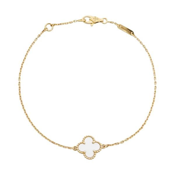Sweet Alhambra 18k Gold Bracelet