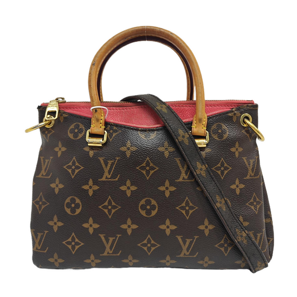 PALLAS BB Monogram Coated Canvas Brown