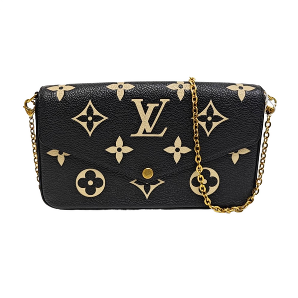 FÉLICIE Monogram Calfskin Black