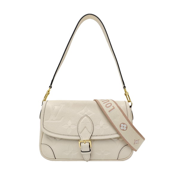 DIANE Monogram Calfskin Beige