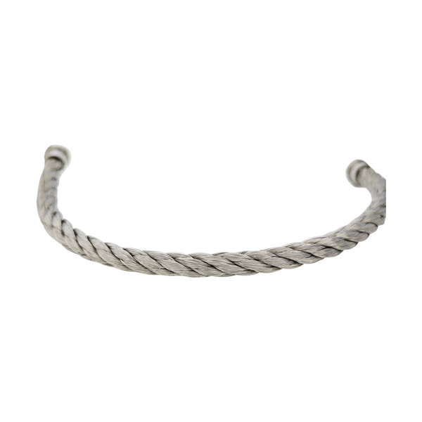 Steel Silver Bangle