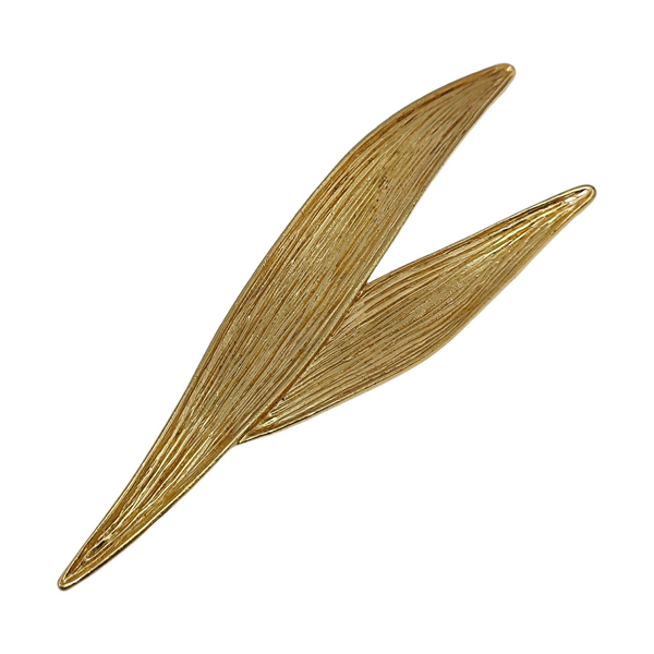Metal Gold Brooch