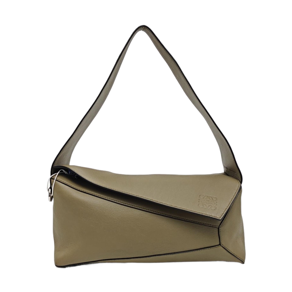 Puzzle Hobo Medium Calfskin Green