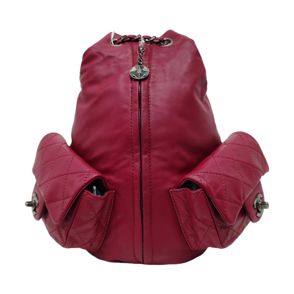 Quilted Calfskin Red