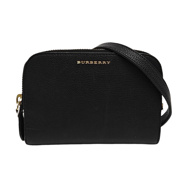 Calfskin Shoulder Bag Black