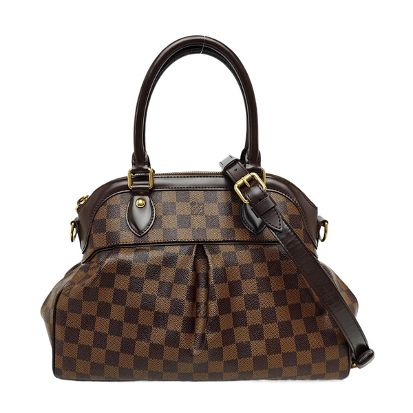 TREVI PM Damier Ebene Coated Canvas Brown