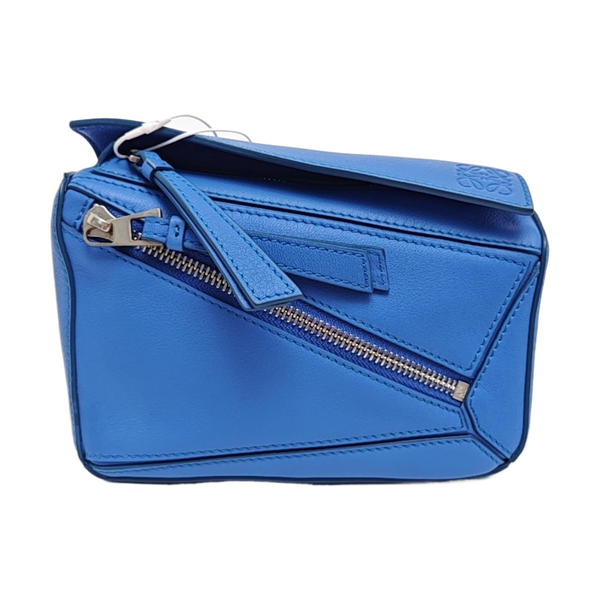 Puzzle Mini Calfskin Blue