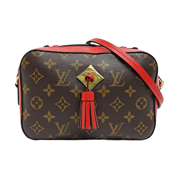 SAINTONGE Monogram Coated Canvas Brown
