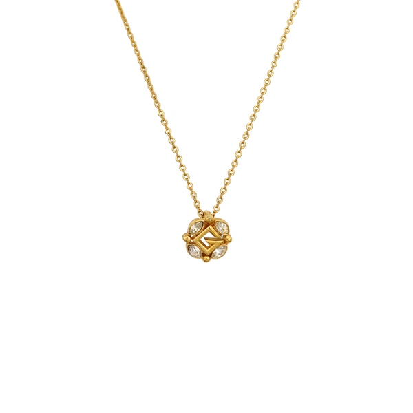 G Link Metal Gold Necklace