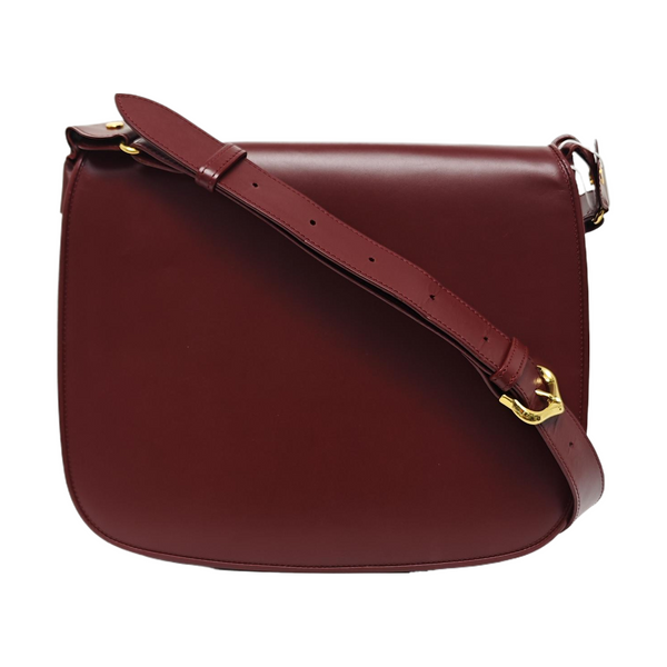 Calfskin Shoulder Bag Red