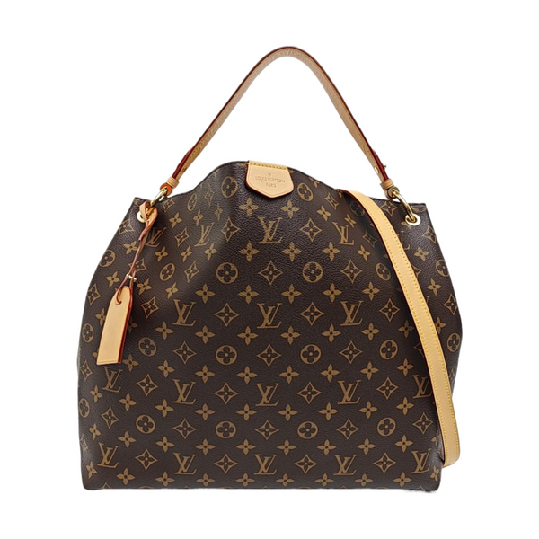 GRACEFUL MM Monogram Coated Canvas Brown