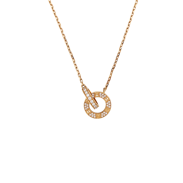 LOVE 18k Rose Gold Necklace